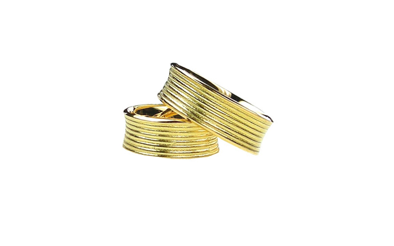 05119+05120-wedding rings, gold 750